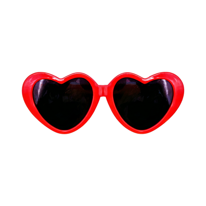 Cute Heart-Shaped Cat Sunglasses Toy - Catcorns