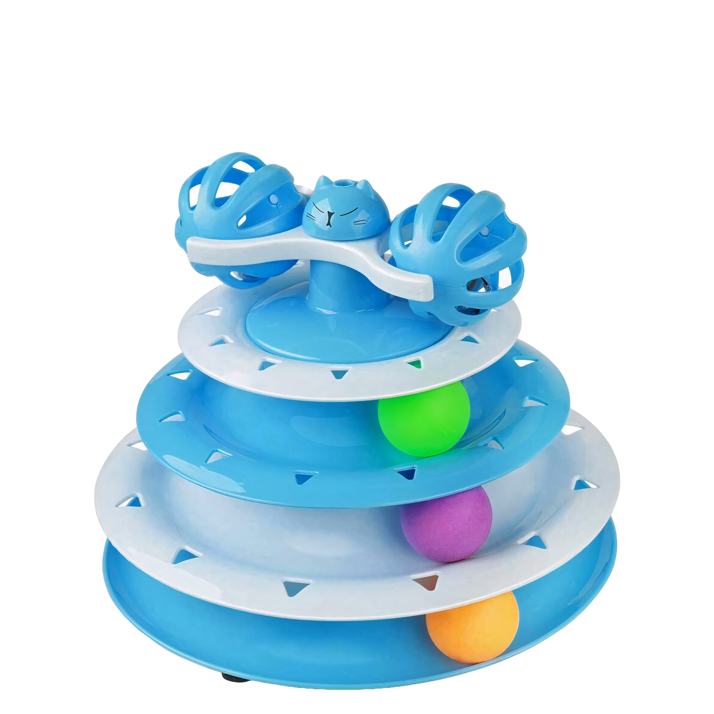 Cat Toy Roller 4-Level Turntable - Catcorns