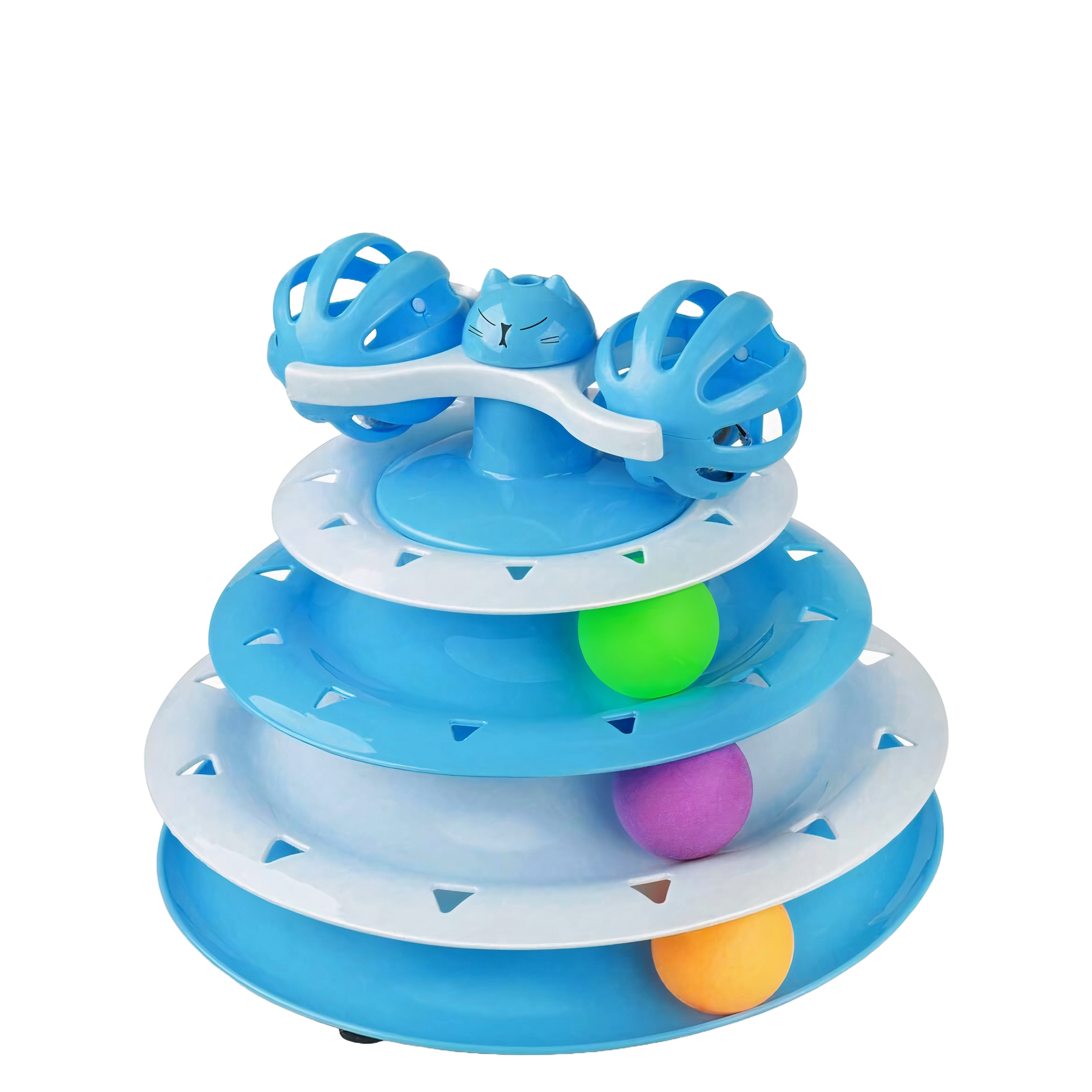 Cat Toy Roller 4-Level Turntable - Catcorns