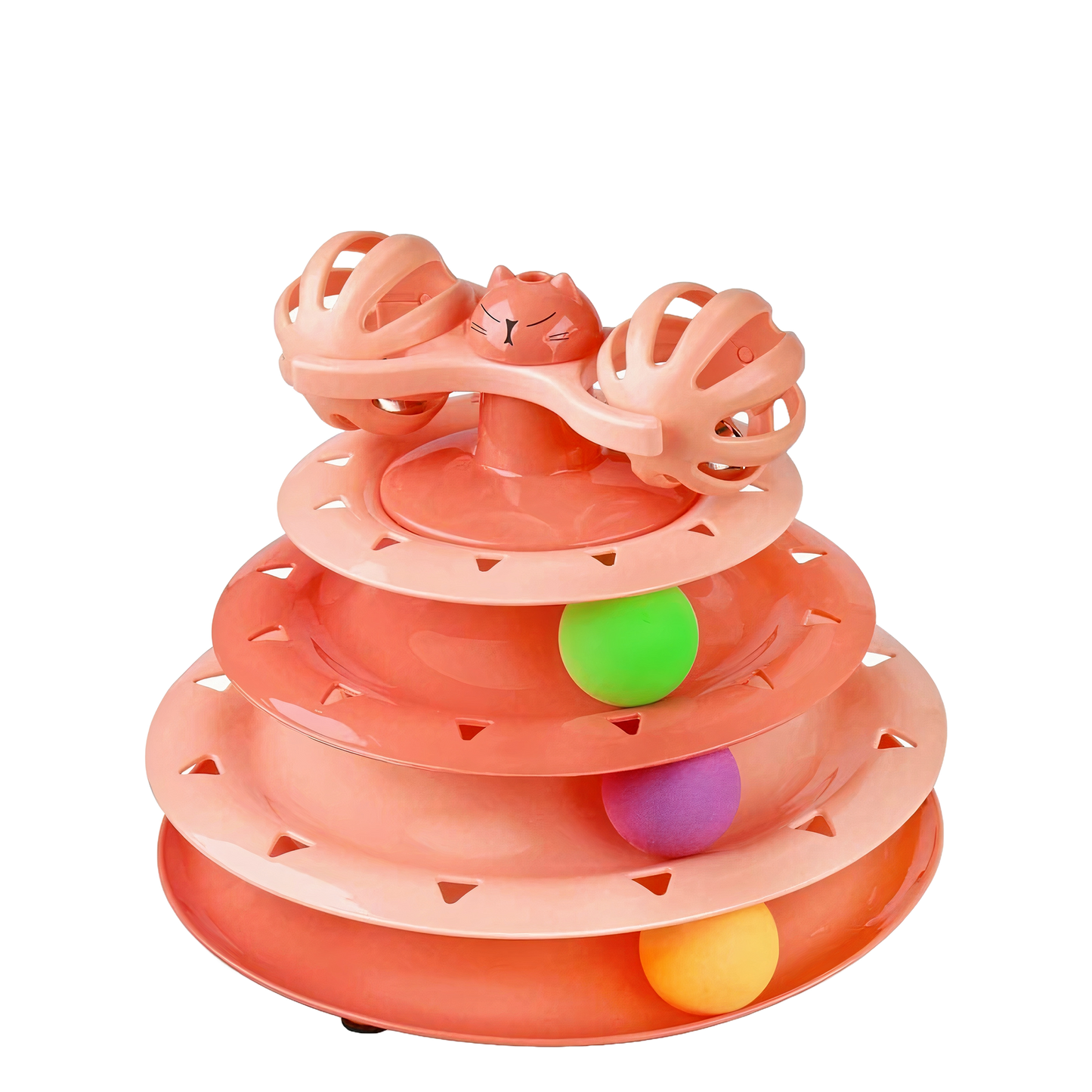 Cat Toy Roller 4-Level Turntable - Catcorns