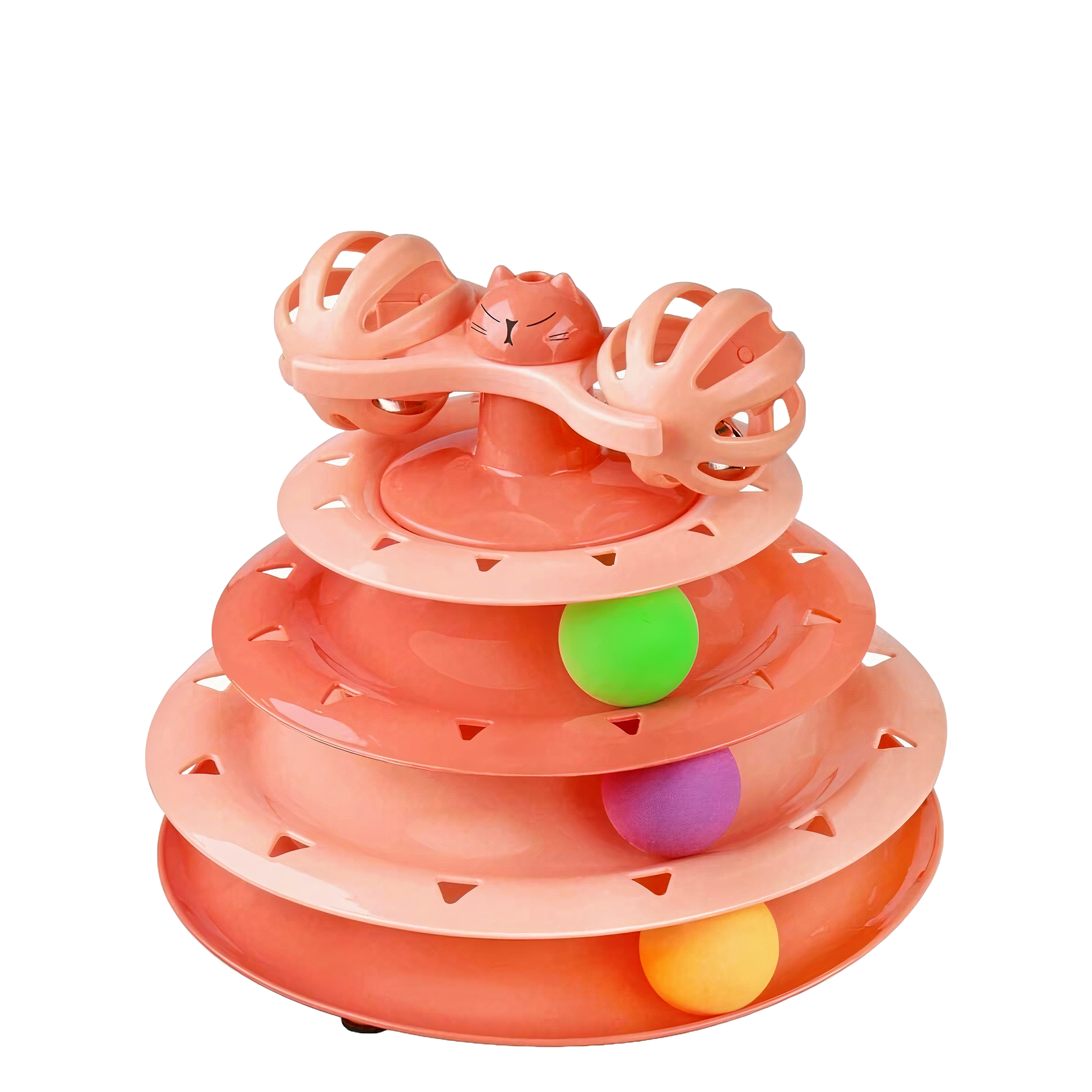 Cat Toy Roller 4-Level Turntable - Catcorns