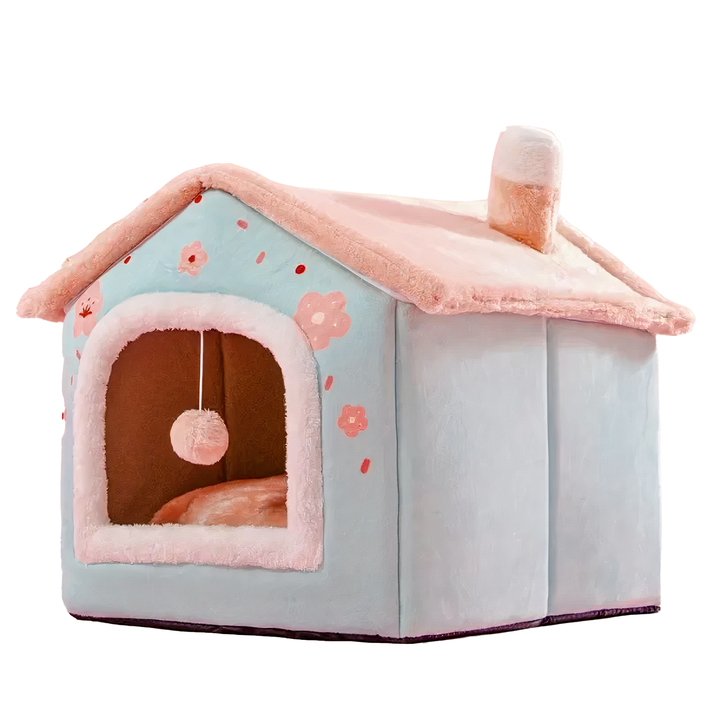 Cute Pink Cat House