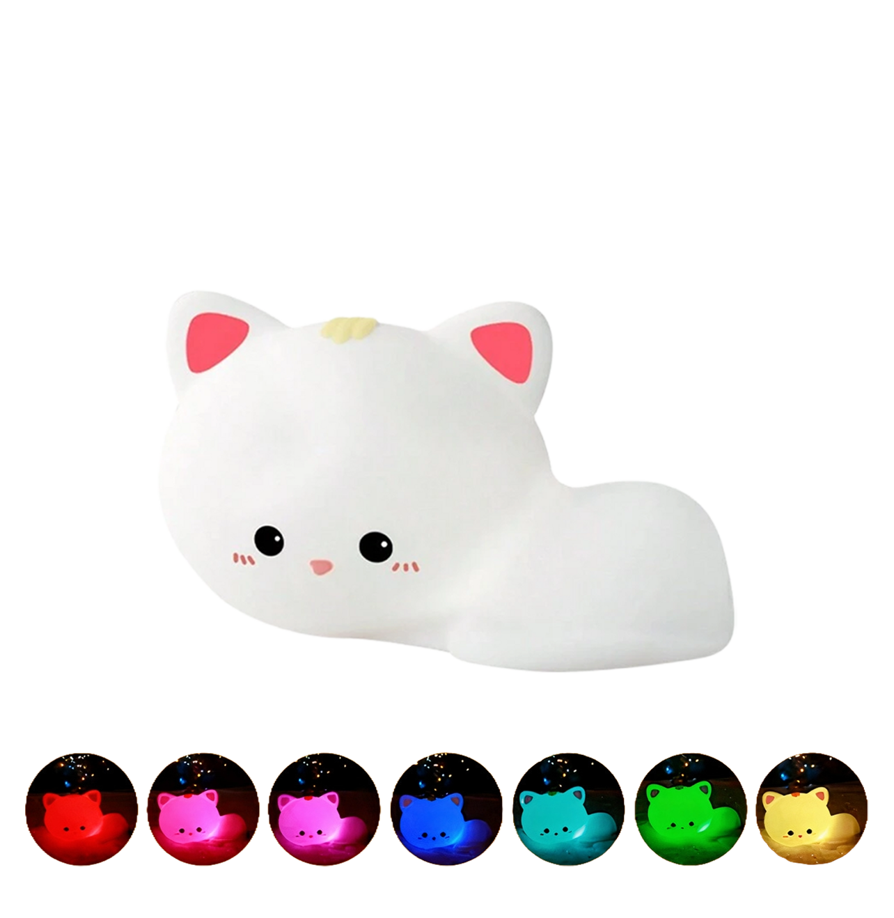 LED Cute Kawaii Cat Lamp - Catcorns