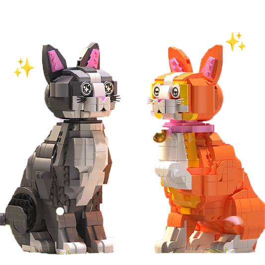 Cute Cat Building Blocks