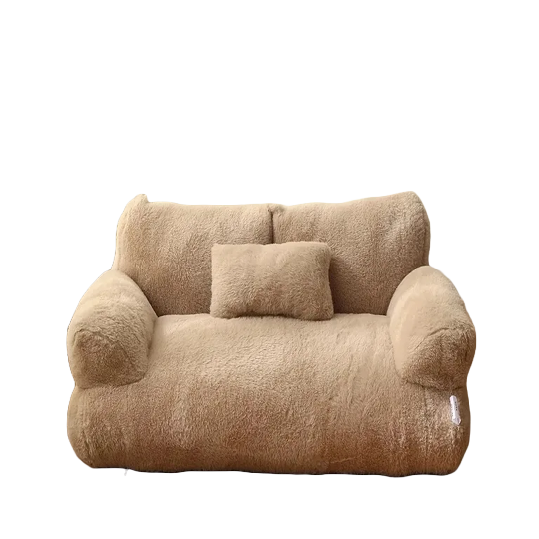 Cute Fluffy Cat Couch