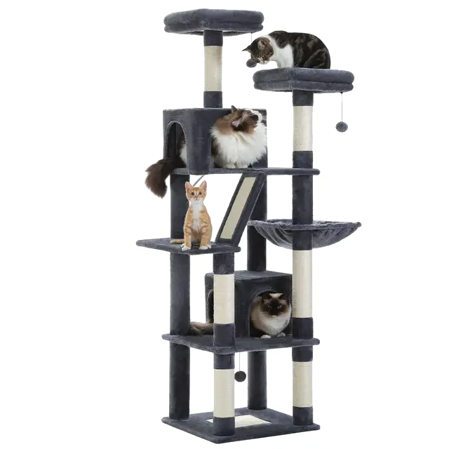 Deluxe 70in Multi Level Cat Tree Tower