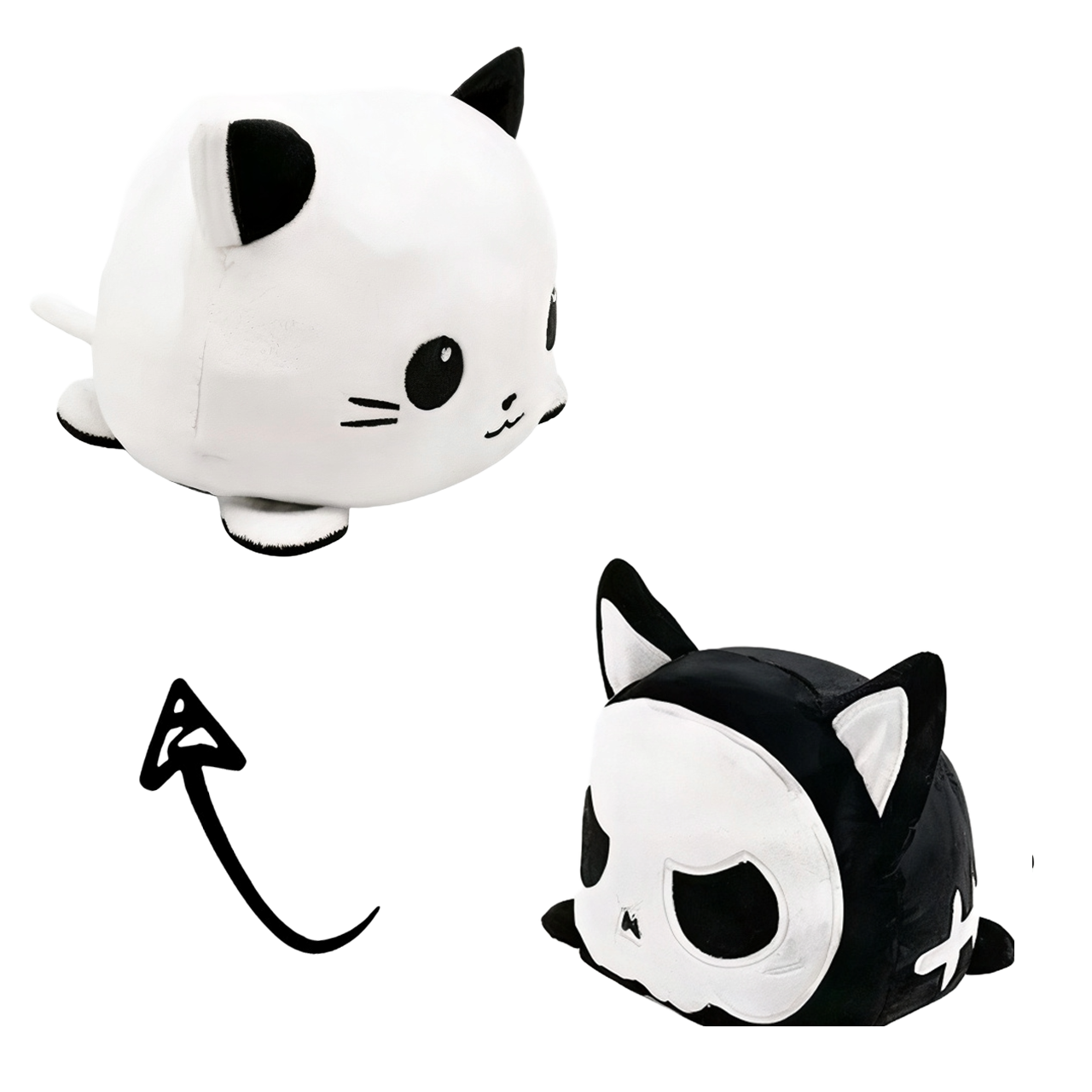 Cute Double Sided Cat Plush - Catcorns