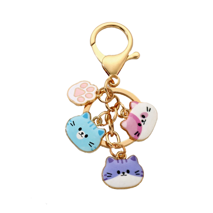 Cute Trio Charm Keychain - Catcorns