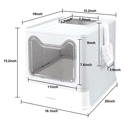 Multifunctional Litter Box with included Plastic Scoop