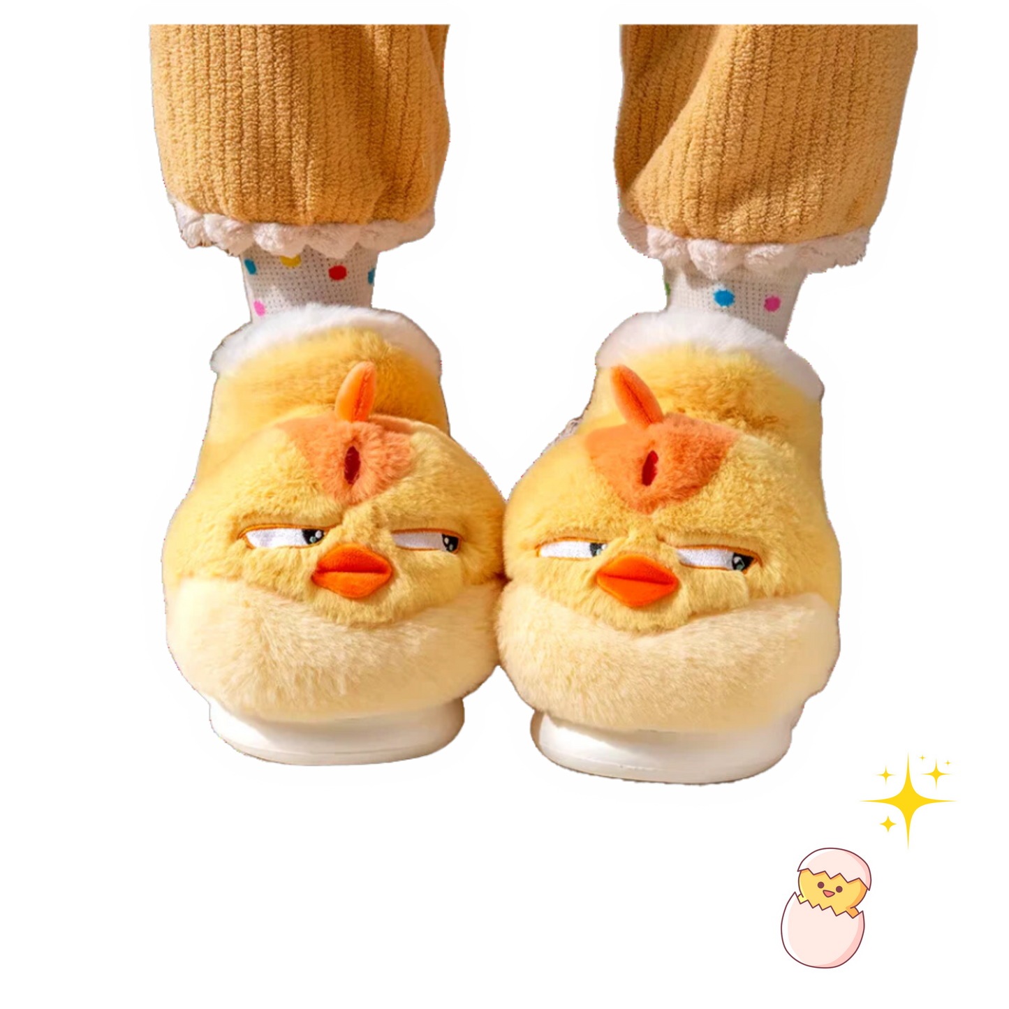 Silly Chicken Slippers