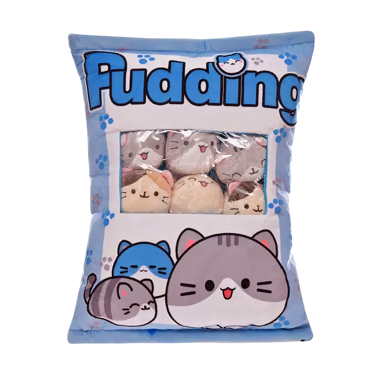 Cute Pudding Snack Bag Pillows - Catcorns