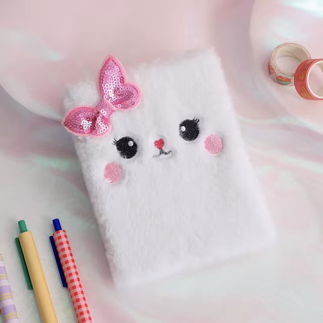 Fluffy Plush Notebook