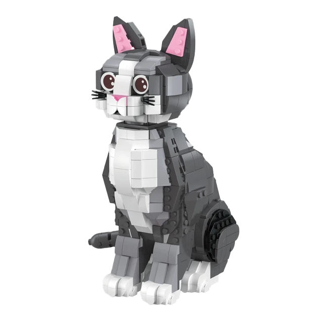 Cute Cat Building Blocks