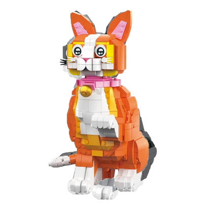 Cute Cat Building Blocks