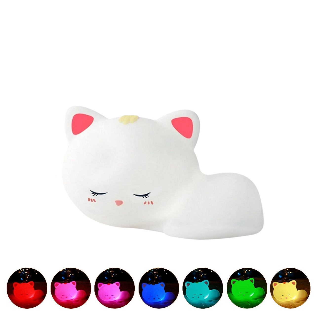 LED Cute Kawaii Cat Lamp - Catcorns