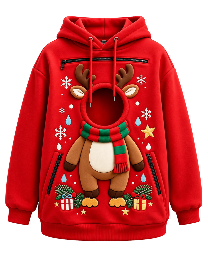 CATCORNS™ Christmas Cat Cuddle Hoodie
