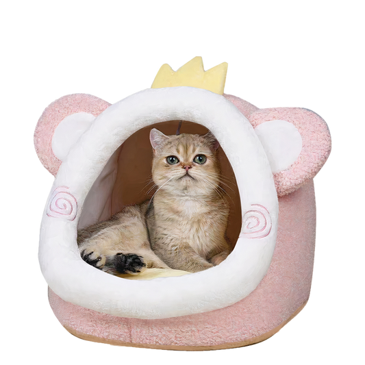 Pink Princess Cat Bed