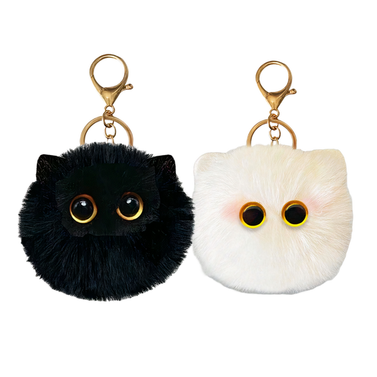 Fluffy Furball Keychain - Catcorns