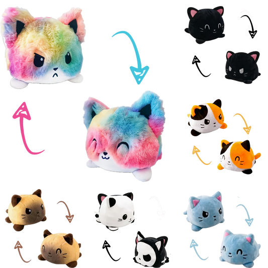 Cute Double Sided Cat Plush - Catcorns